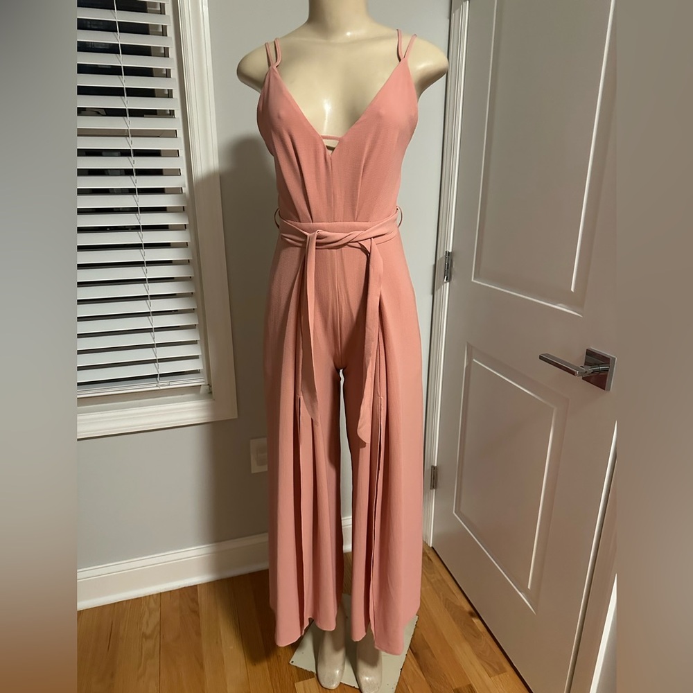 Socialite Blush Pink Jumpsuit